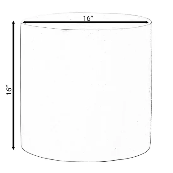 Contemporary Decorative Modern Fiberglass Pillar Column Flower Stand -Photography Props - Stylish Cylinder Shape Versatile Pedestal for Wedding, Living Room, or Dining Room Decor White {10}