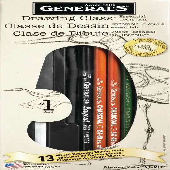 General Pencil Drawing Class Essential Tools Kit {1}