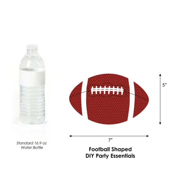 Big Dot of Happiness End Zone - Football - Decorations DIY Baby Shower or Birthday Party Essentials - Set of 20 {6}