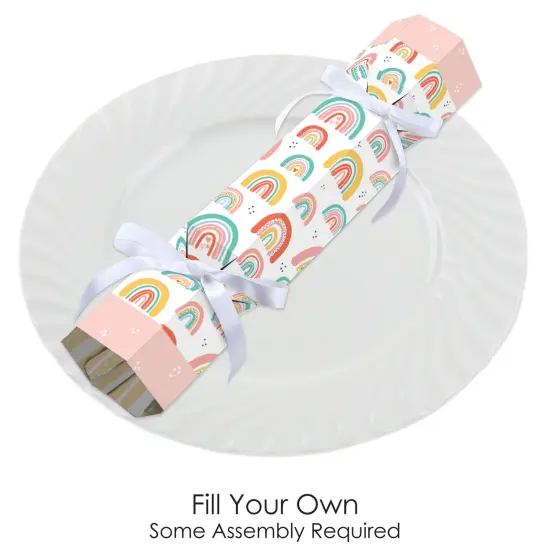 Big Dot of Happiness Hello Rainbow - No Snap Boho Baby Shower and Birthday Party Table Favors - DIY Cracker Boxes - Set of 12 {3}