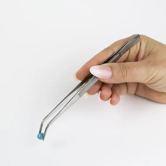 Curved Point Tweezers {5}