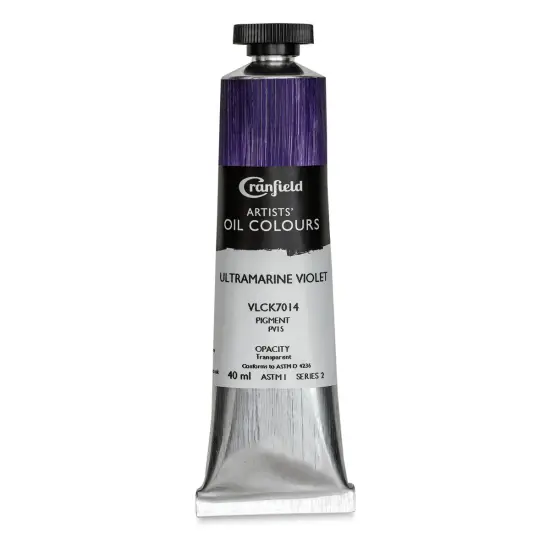 Cranfield Artists' Oils - Ultramarine Violet, 40 ml, Tube {1}