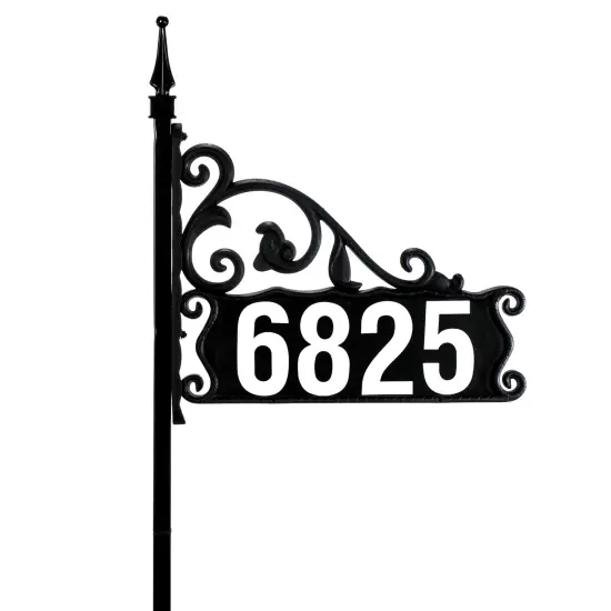 Address AmericaBoardwalk DIY Reflective Lawn Address Sign 48" Post {1}