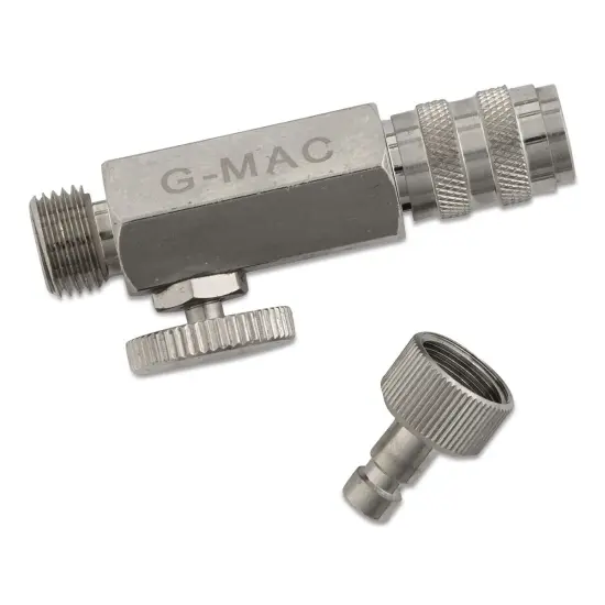 Grex Airbrush Quick Connect - Micro Air Control Valve Set, G-MAC {2}