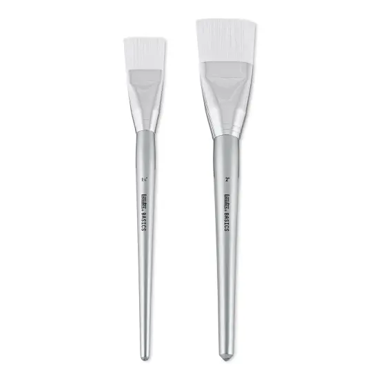 Liquitex Basics Synthetic Brush - Large Scale Flat, Short Handle Set of 2 {1}