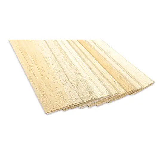Bud Nosen Balsa Wood Sheets - 3/32" x 3" x 36", Pkg of 20 {1}