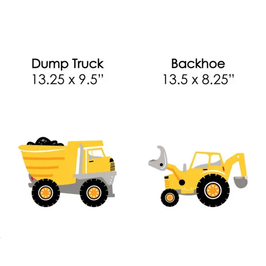 Big Dot of Happiness Dig It - Construction Party Zone Lawn Decorations - Outdoor Baby Shower or Birthday Party Yard Decorations - 10 Piece {7}