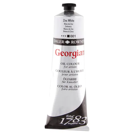 Daler-Rowney Georgian Oil Color - Zinc White, 225 mltube {1}