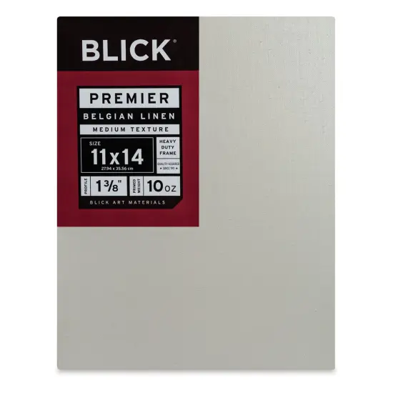 Blick Premier Belgian Linen - 11" x 14", Oil-Primed, 1-3/8" Profile {2}