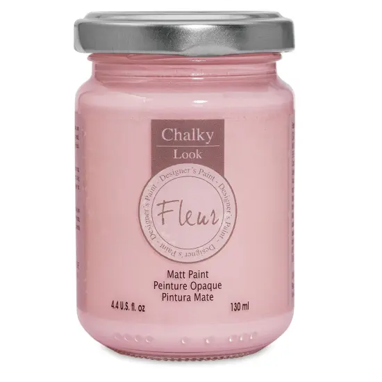 Fleur Chalky Look Paint - Pretty Ballerina, 4.4 oz jar {1}