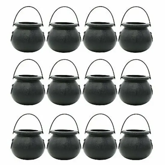 Big Mo&rsquo;s Toys Candy Cauldron Kettles - 1 Dozen Party Decoration Supplies {3}