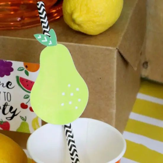 Big Dot of Happiness Tutti Fruity - DIY Shaped Frutti Summer Baby Shower or Birthday Party Cut-Outs - 24 Count {6}