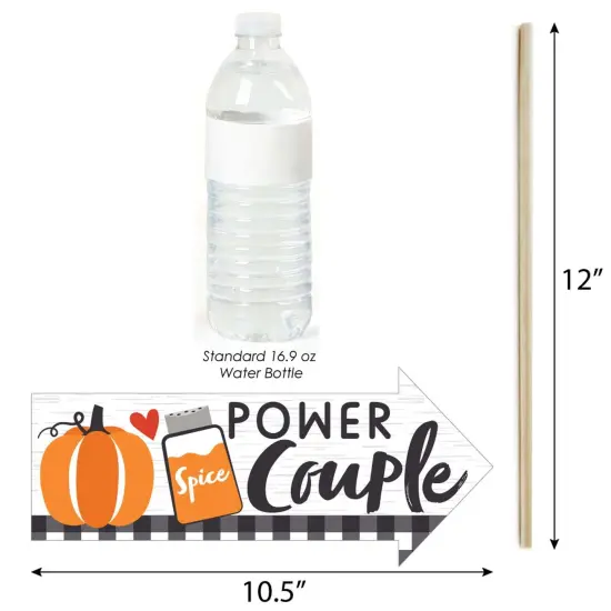 Big Dot of Happiness Funny Happy Fall Truck - Harvest Pumpkin Party Photo Booth Props Kit - 10 Piece {3}