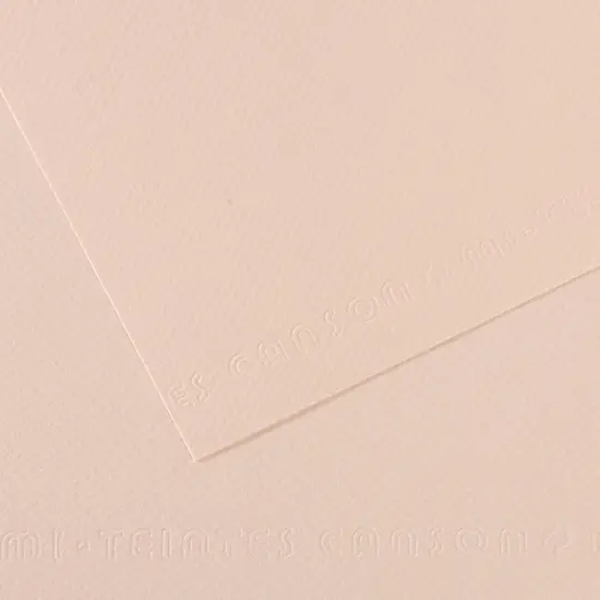Canson Mi-Teintes Drawing Papers - 8-1/2" x 11", Dawn Pink, 25 Sheets {1}