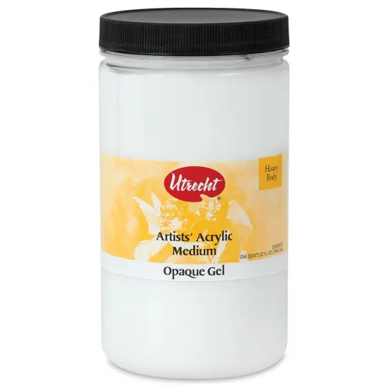Utrecht Artists' Acrylic Opaque Gel Medium - 32 oz {1}