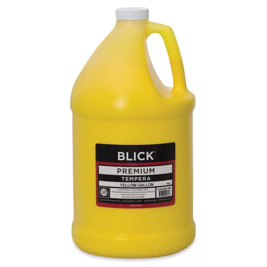Blick Premium Grade Tempera - Yellow, Gallon {1}