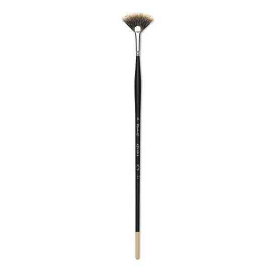 Rapha&euml;l Kevrin+ Brush - Fan, Long Handle, Size 8 {1}
