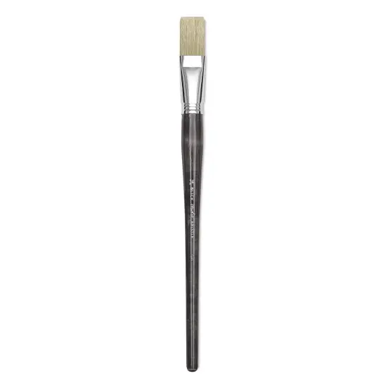 Blick Studio Bristle Brush - Flat, Long Handle, Size 24 {1}