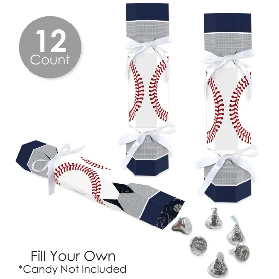 Big Dot of Happiness Batter Up - Baseball - No Snap Baby Shower or Birthday Party Table Favors - DIY Cracker Boxes - Set of 12 {4}