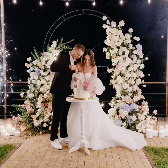 Wedding Arches Garden Arch Trellis Black {7}