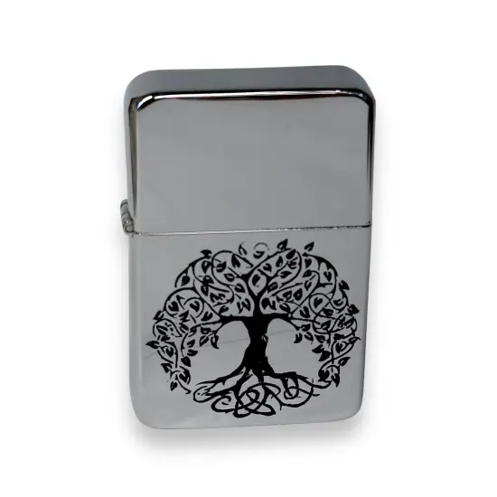 Lighter - Celtic Tree of Life CHROME {1}