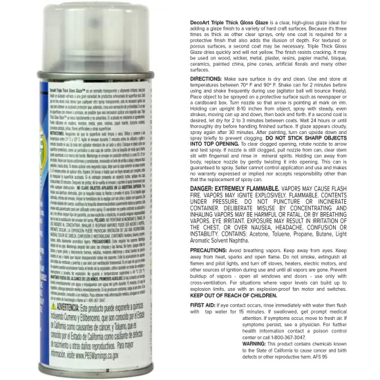 DecoArt Triple Thick Brilliant Gloss Glaze Spray-6oz {4}