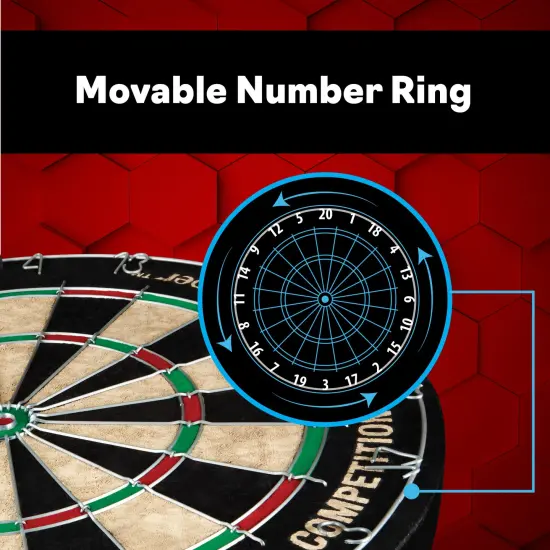 Viper Dead-On Bristle Dartboard {6}