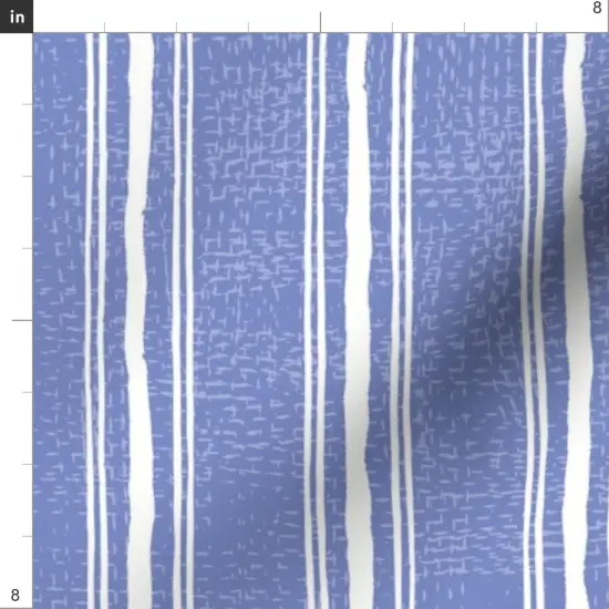 Various Fabrics by the Yard or Fat Quarter Blue Summer Contemporary And White Vertical Stripes Thin Modern Beach Costal Boho Chic Custom Printed Fabric by Spoonflower {4}