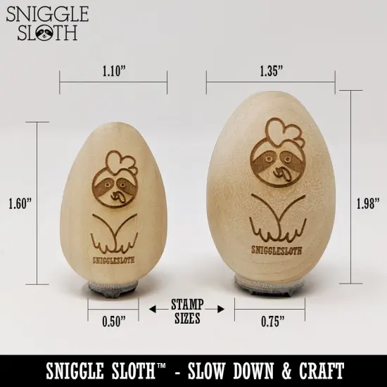 I'm a Good Egg Chicken Egg Rubber Stamp {3}