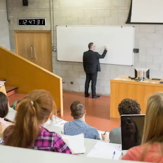 Ivation Huge 36 Inch Large Big Oversized Digital LED Wall Clock White {6}