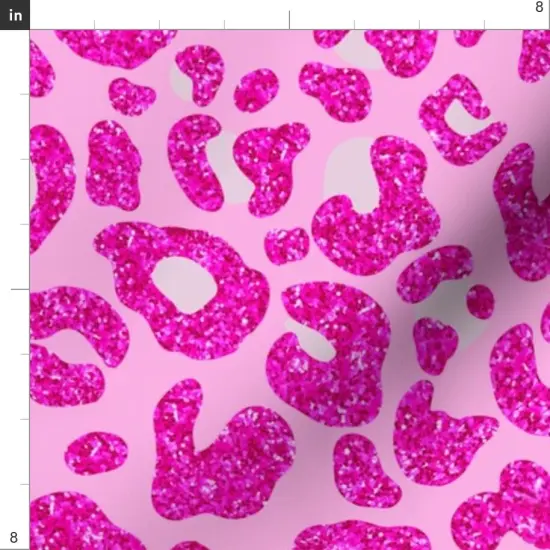 Various Fabrics by the Yard or Fat Quarter Y2K Maximalist Cheetah Animal Print Leopard Whimsical Hot Pink Custom Printed Fabric by Spoonflower {4}