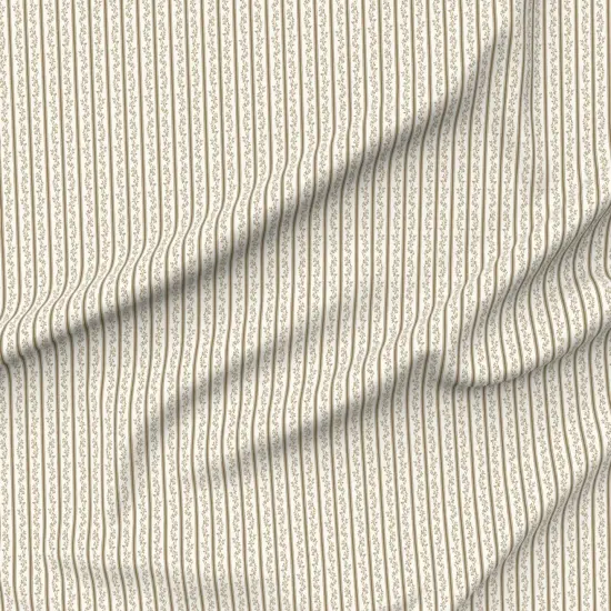 Various Fabrics by the Yard or Fat Quarter Brown Stripe Earth Tones Regency Cottagecore Neutral Traditional Grandmillennial Custom Printed Fabric by Spoonflower {6}