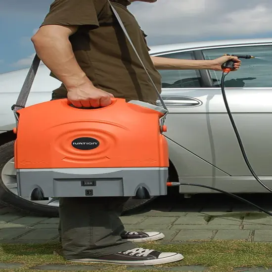 Ivation Multipurpose Electric Pressure Washer w/Water Tank, Rechargeable Battery Portable Washer {4}