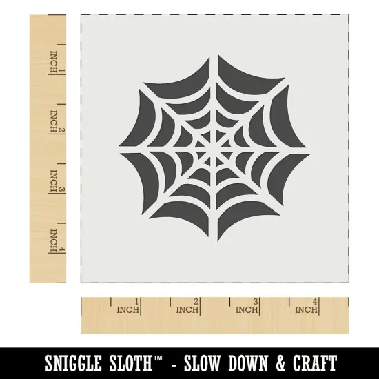 Elegant Spider Web Halloween Wall Cookie DIY Craft Reusable Stencil {7}