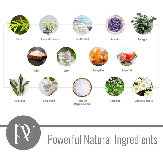 Pavelle Dead Sea Muscle Soak Bath Salts, Bath Soak for Body Pain Relief, 3lb (1.7kg) {6}