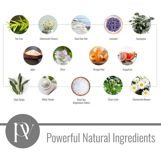 Pavelle Foot Soak Bath Salts, 100% Natural Dead Sea Salt Spa for Tired Feet, 2 lbs (0.91kg) {2}