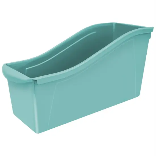 Large Book Bin, Teal {1}