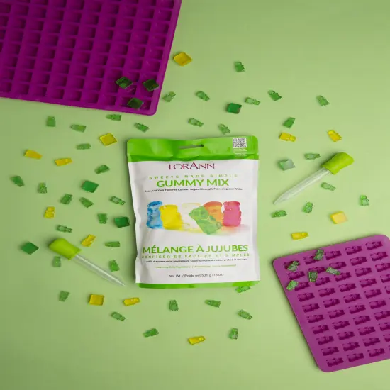 LorAnn Oils Silicone Square Cube Candy Molds, 2-Pack {4}