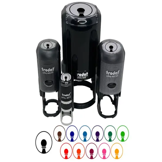 Chess Piece Black Pawn Self-Inking Rubber Stamp for Stamping Crafting Planners Lime Green {7}