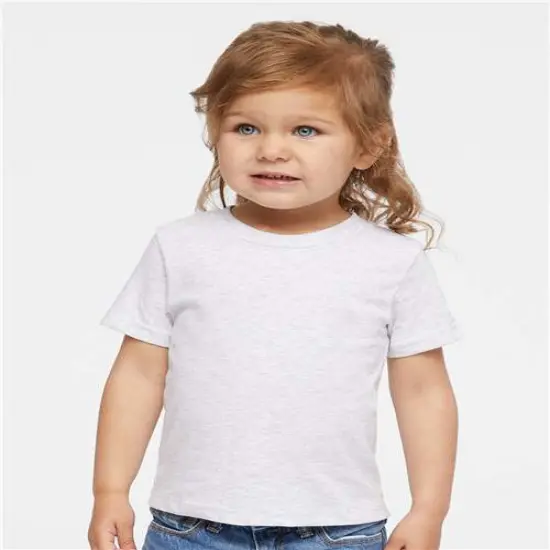 Rabbit Skins&reg; Infant Short Sleeve Cotton Jersey Tee - 3401 Navy {3}