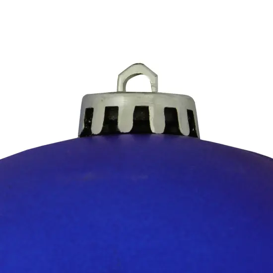 Northlight Shatterproof Commercial Matte Christmas Ball Ornament - 12" (300mm) - Lavish Blue {3}