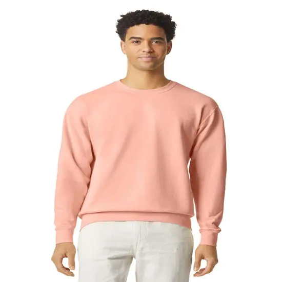 Comfort Colors&reg; Garment-Dyed Lightweight Fleece Crewneck Long Sleeve Sweatshirt Hydrangea {4}