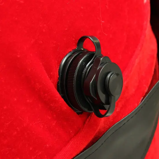 Northlight LED Lighted Musical Santa Claus with Gift Bag Christmas Inflatable Figurine - 6' Red {6}