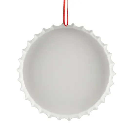 Northlight 4" Red "Have Yourself A Merry Little Christmas" Bottle Cap Ornament {7}