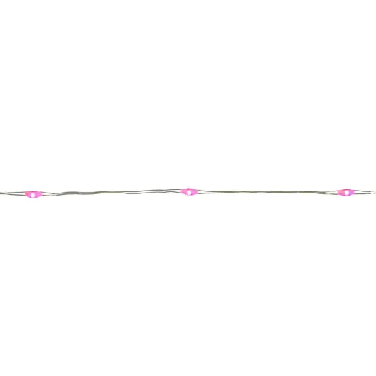 Northlight LED Micro Fairy Christmas Lights - Pink - 6ft Copper Wire - 20ct {6}
