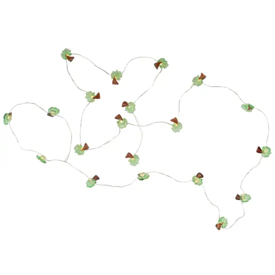 Northlight LED Palm Tree Fairy Lights - Warm White - 2.75'Silver Wire - 10ct Green {3}