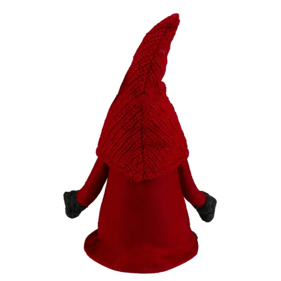 Northlight Portly Smiling Gnome Christmas Figure - 13.5" - Red {5}