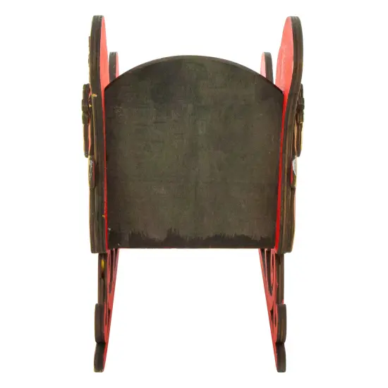 Northlight Santa Claus "Merry Christmas" Sleigh Decoration - 11.5" Red {6}