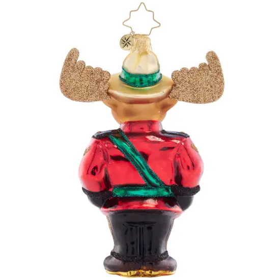 Christopher Radko Christopher Radko Mountie Bruce Moose Glass Christmas Ornament 1021494 Red {4}