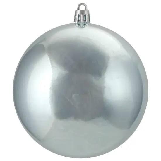 Northlight Shatterproof Shiny Christmas Ball Ornaments - 4" (100mm) - Mermaid Blue - 12ct {4}